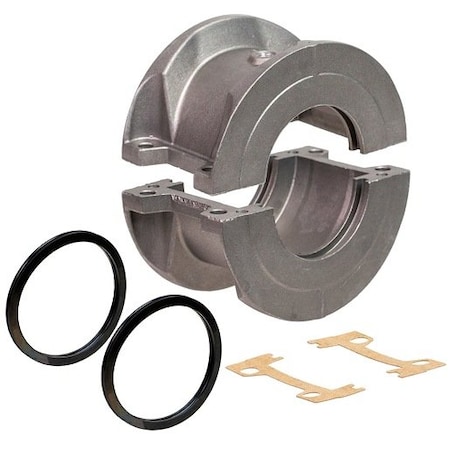 Falk Grid Coupling Cover, 6.37 in. Outside Diameter, Grid Coupling, Horizontal Split Cover 1070T10 COVER